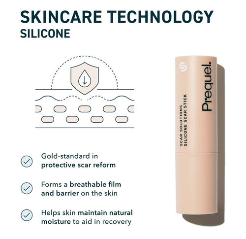 Silicone scar stick